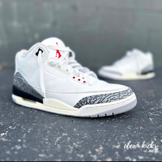 Air Jordan 3 Cement shoe cleaning Columbus Ohio