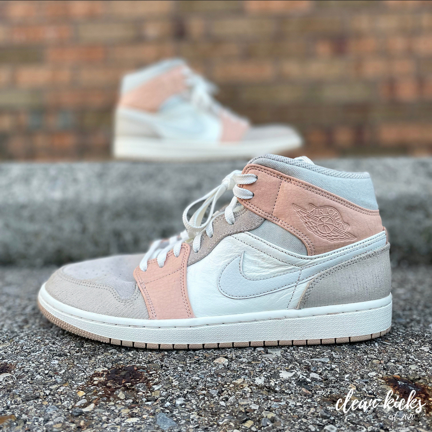 Air Jordan 1 Mid Mian shoe cleaning Columbus Ohio