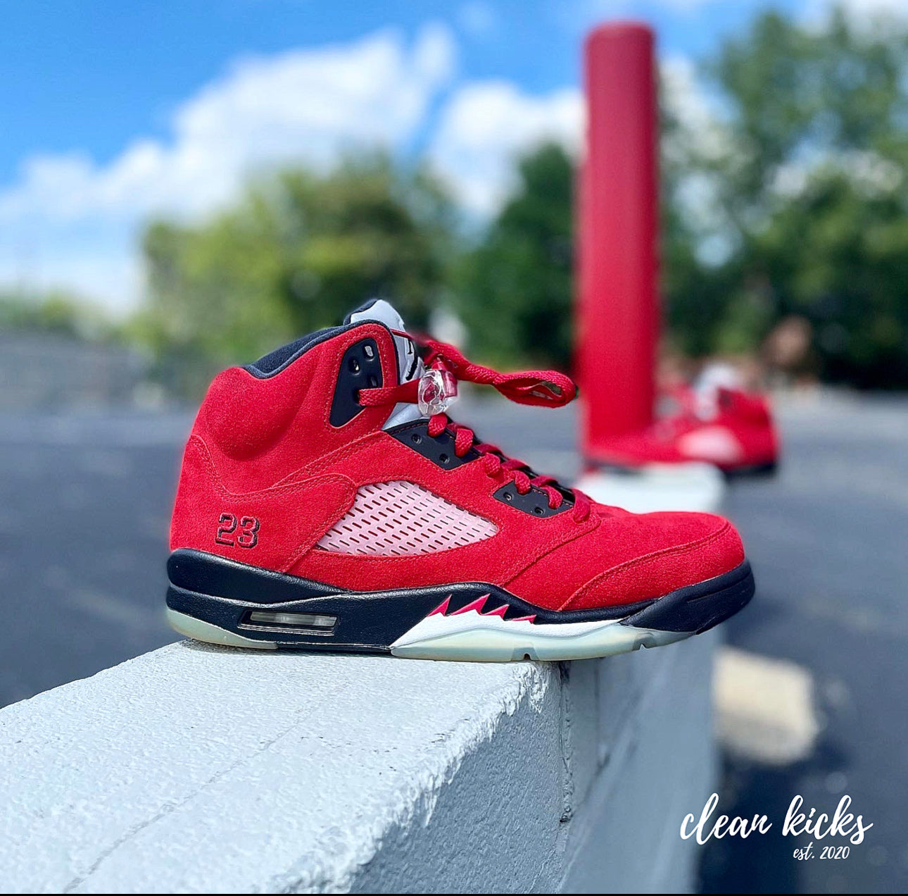 Air Jordan 5 Retro Raging Bulls shoe cleaning Columbus Ohio